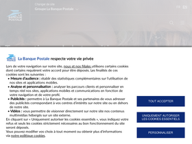 'labanquepostale.com' screenshot