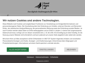 'goodnight.at' screenshot