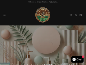 africanamericanproductsinc.com homepage screenshot