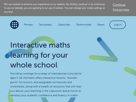 'myimaths.com' screenshot