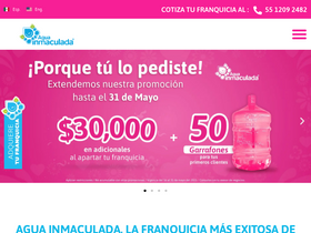 'aguainmaculada.com' screenshot