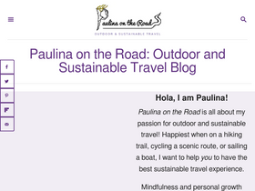 'paulinaontheroad.com' screenshot