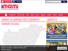 'keletpest.imami.hu' screenshot