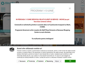 'alecoair.ro' screenshot
