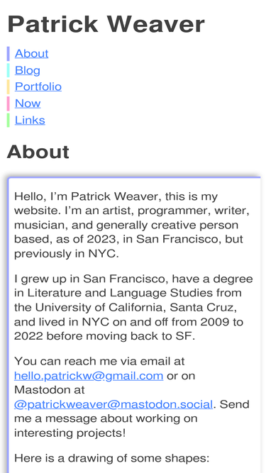 patrickweaver.net