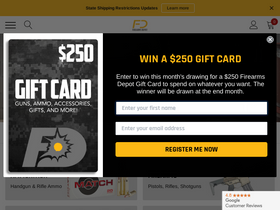 'firearmsdepot.com' screenshot