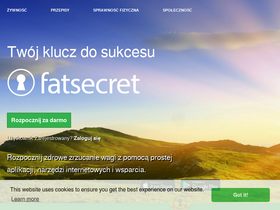 'fatsecret.pl' screenshot