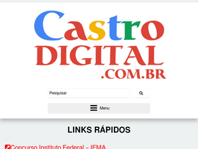 'castrodigital.com.br' screenshot