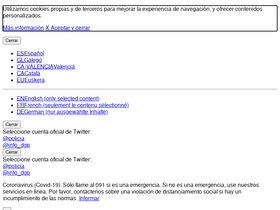 'policia.es' screenshot