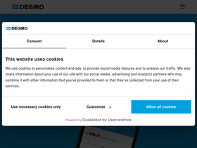 'degiro.com' screenshot