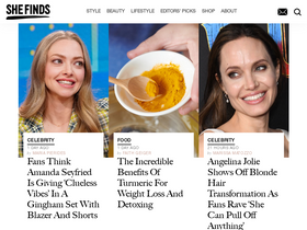 'shefinds.com' screenshot