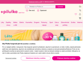 'pilulka.cz' screenshot