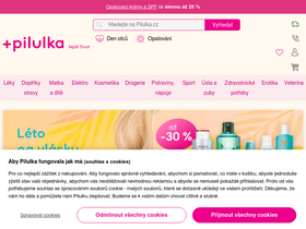 'erecept.pilulka.cz' screenshot