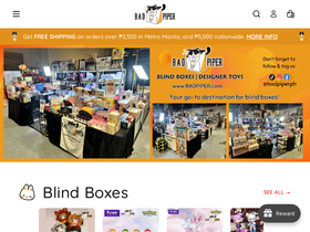 badpiper.com homepage screenshot