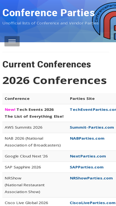 conferenceparties.com
