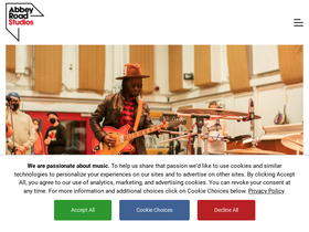 'abbeyroad.com' screenshot