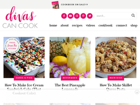 'divascancook.com' screenshot