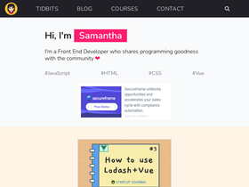 'samanthaming.com' screenshot