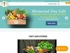 sujifresh.com homepage screenshot