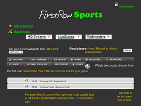 firstrowsport Competitors Top Sites Like firstrowsport