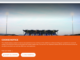'blackpoolfc.co.uk' screenshot