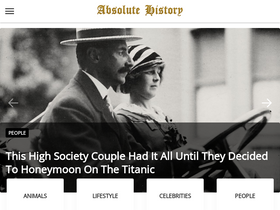 'absolutehistory.com' screenshot