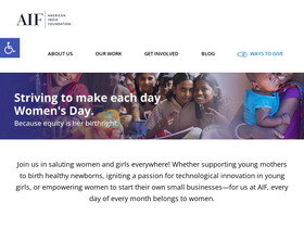 'aif.org' screenshot