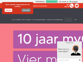 'mycar.be' screenshot