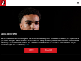 'afcb.co.uk' screenshot