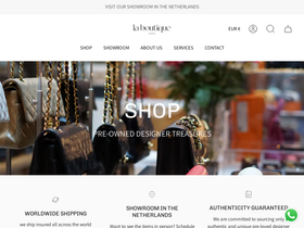 la boutique PARIS B.V. homepage screenshot