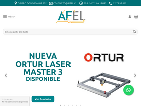 'afel.cl' screenshot