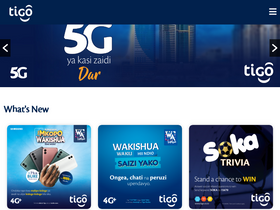 'tigo.co.tz' screenshot