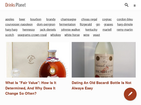 'drinksplanet.com' screenshot
