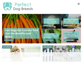 'perfectdogbreeds.com' screenshot