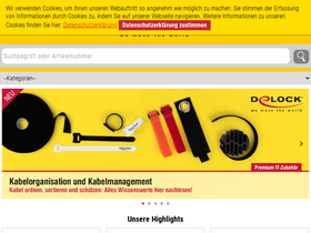'delock.de' screenshot
