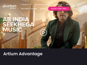 'artiumacademy.com' screenshot