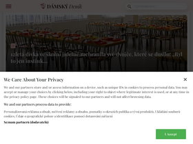 'damskydenik.cz' screenshot