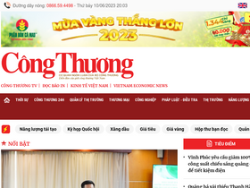 'congthuong.vn' screenshot