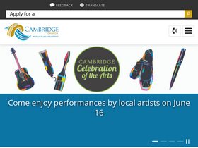 'cambridge.ca' screenshot
