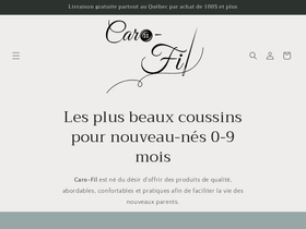 caro-fil.com homepage screenshot