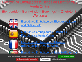 'electronicaembajadores.com' screenshot