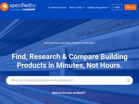 'specifiedby.com' screenshot
