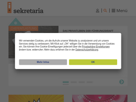 'sekretaria.de' screenshot
