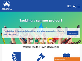 'georgina.ca' screenshot