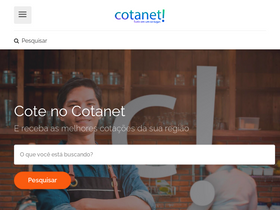 'cotanet.com.br' screenshot