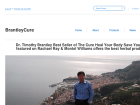 brantleycure.com homepage screenshot