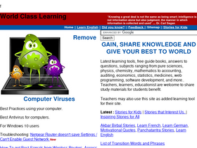 'worldclasslearning.com' screenshot