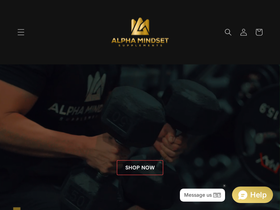 alphamindsetsupps.com homepage screenshot