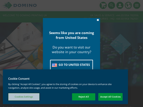 'domino-printing.com' screenshot