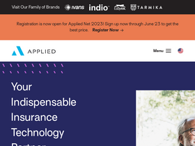 'appliedsystems.com' screenshot